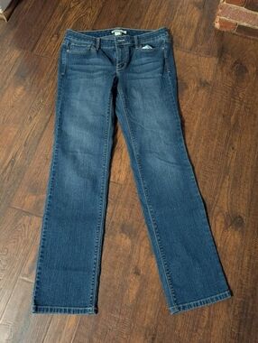 White House Black Market Women's Dark Blue Bootcut Jeans 4s